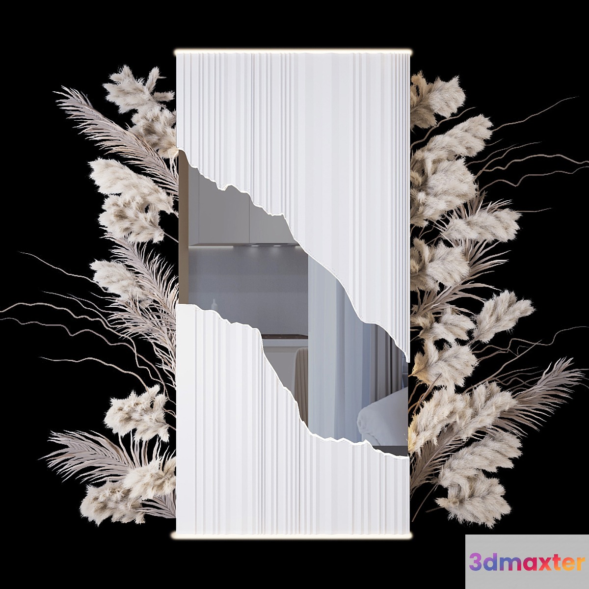 Art wall _ dried flowers