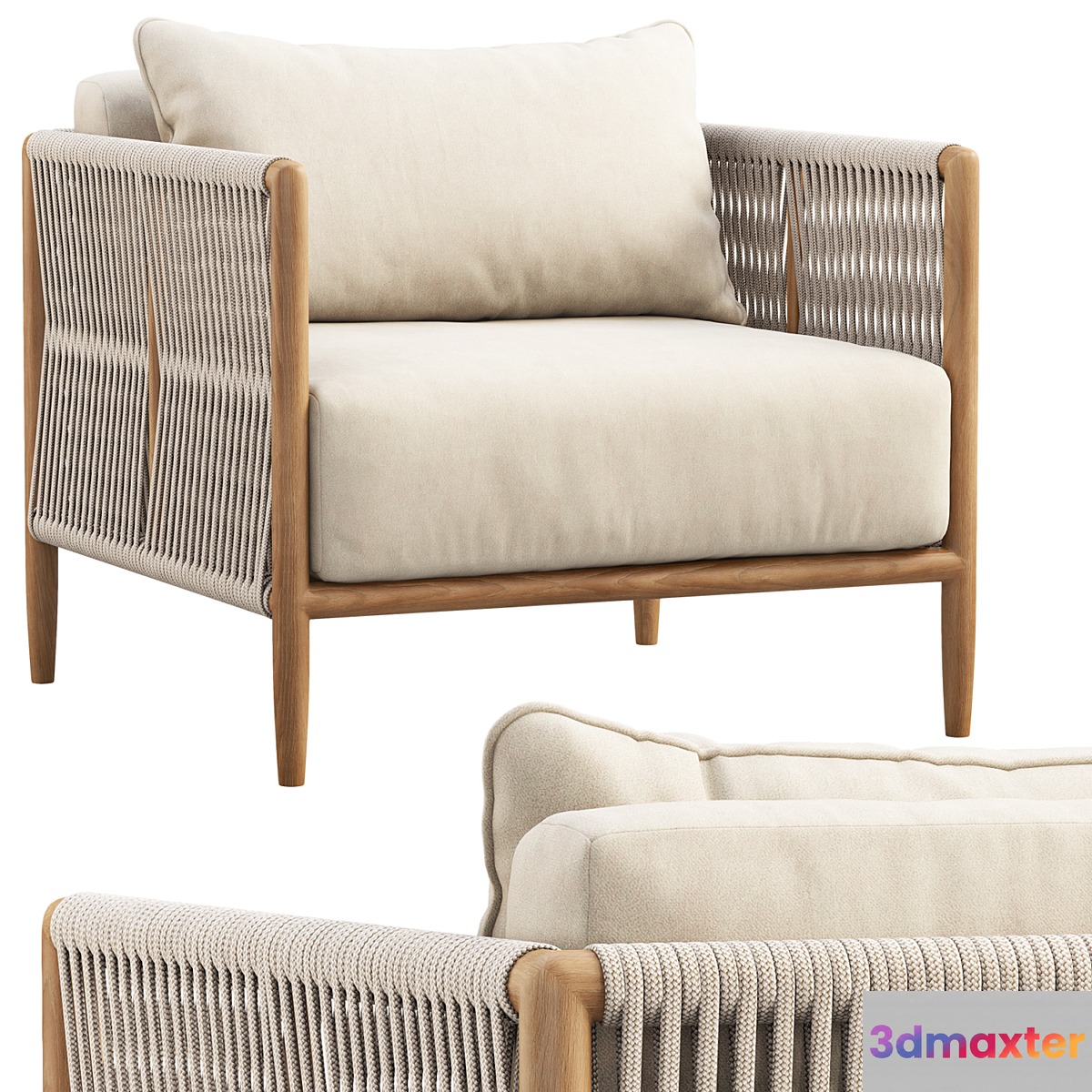 Brown Jordan Maldives Lounge Chair 3D Max