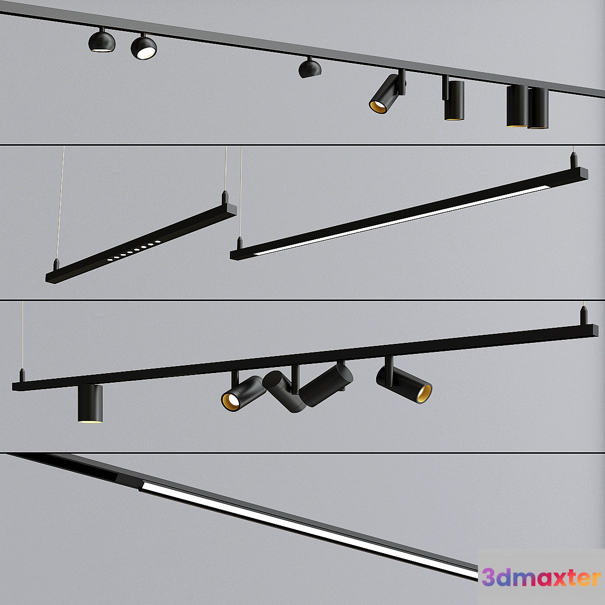 Modular Lighting Instruments Pista surface 3D Max