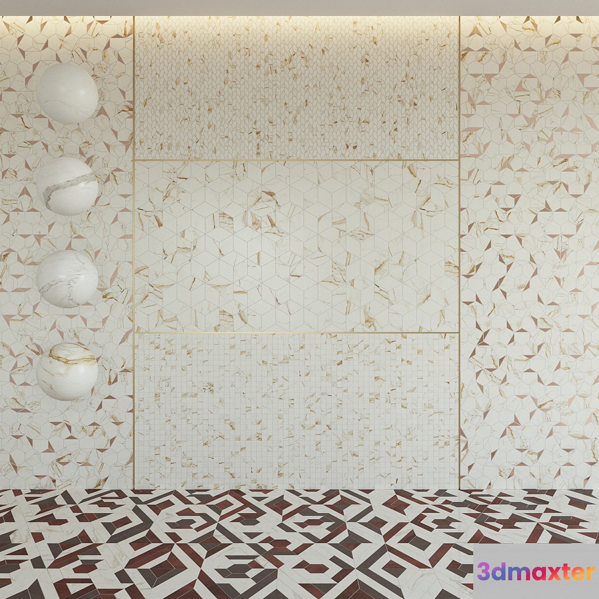 Decor MARVEL SHINE Atlas Concorde Geometry 3D Max