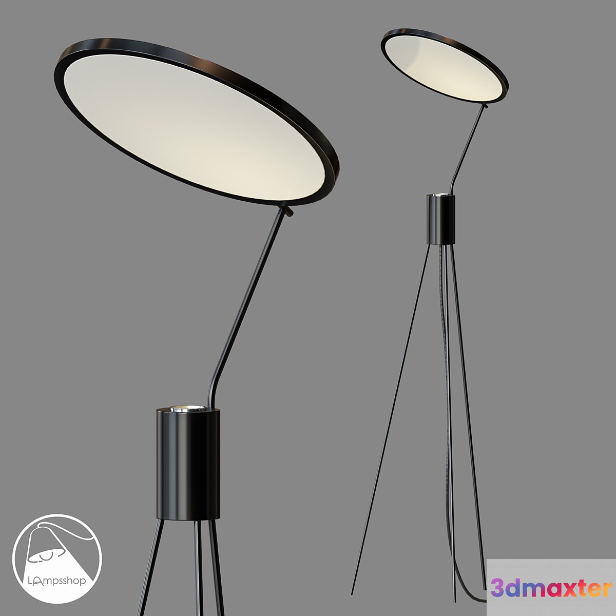 LampsShop.com T6048 Floor Lamp Ecrate