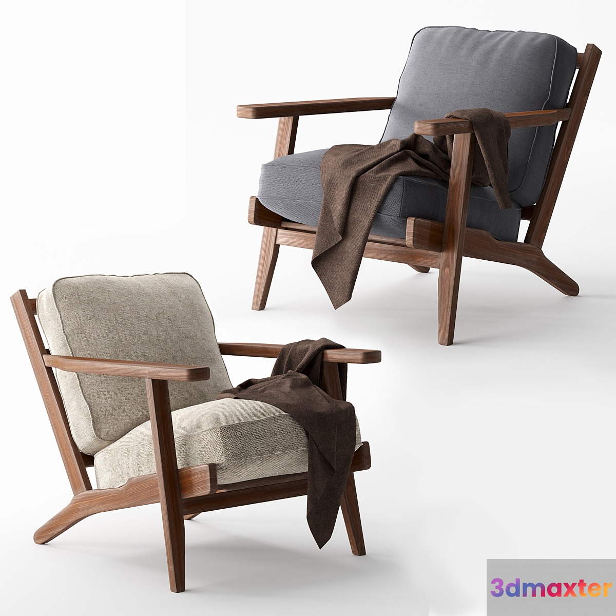 Armchair Modern Classic Leisure Armchair 3D Max