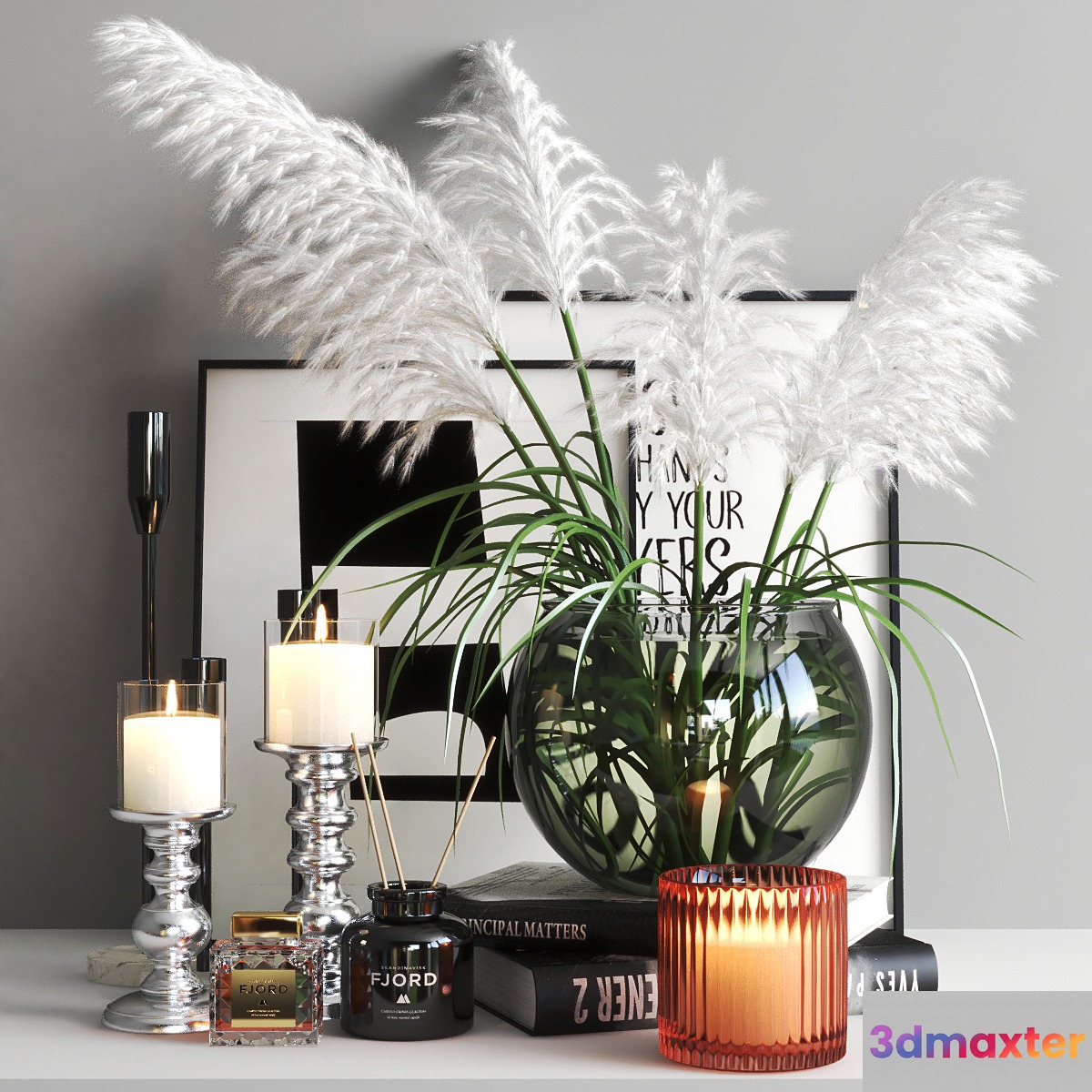 set356 -Cortaderia 3D Max