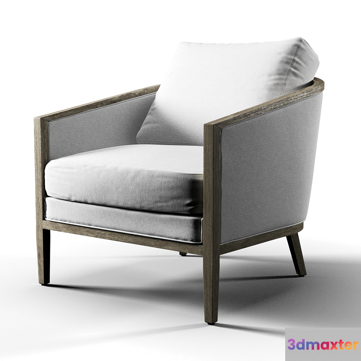 RH French Barrelback Chair 3D Max
