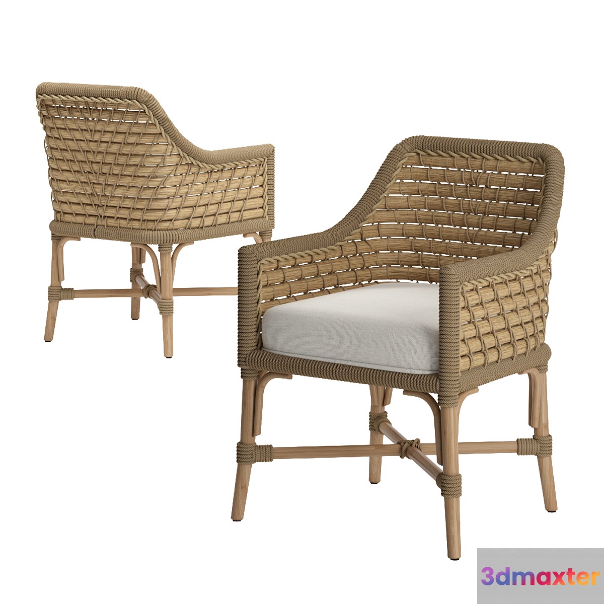 Palecek capitola armchair 3D Max