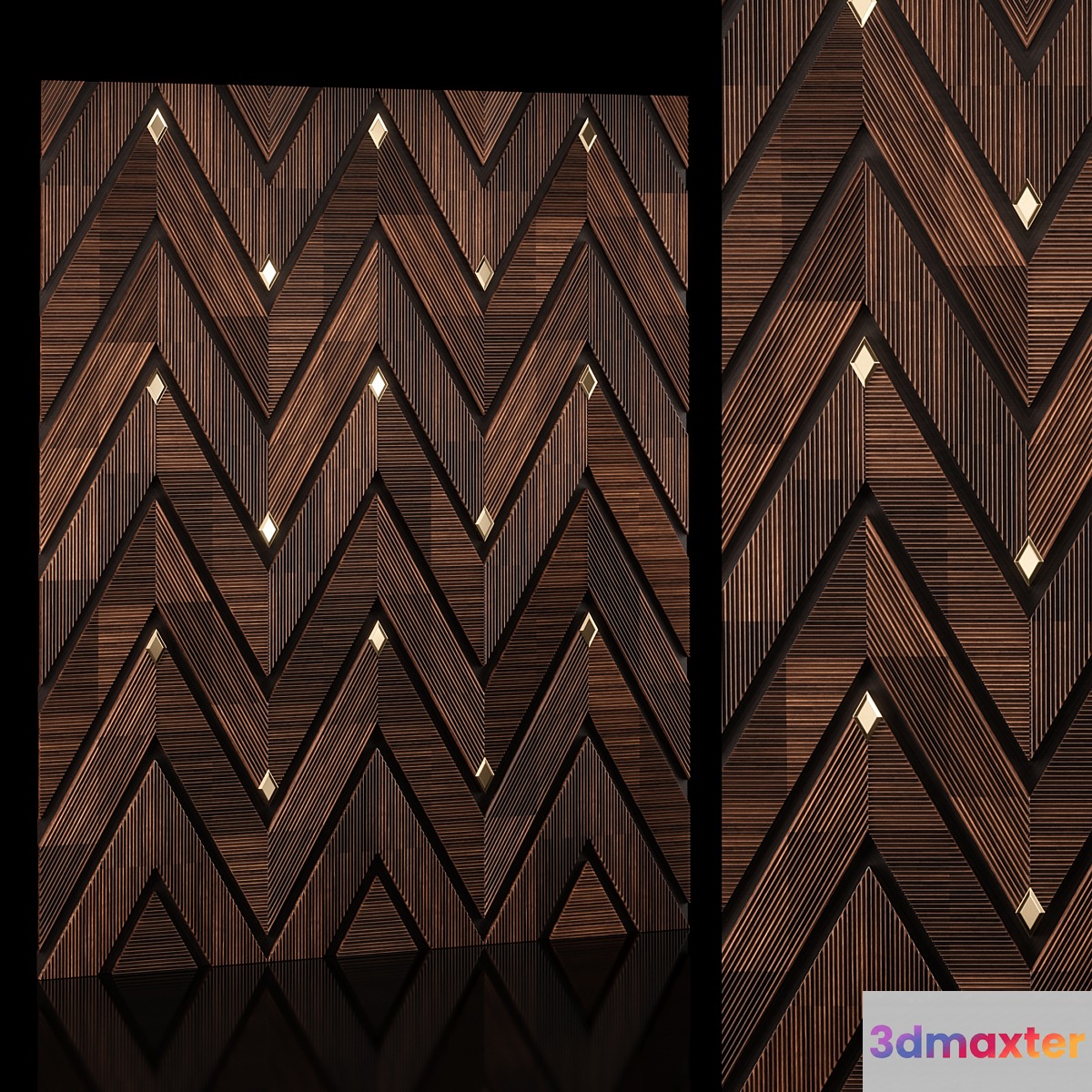 wall decor 06 - No.2 3D Max