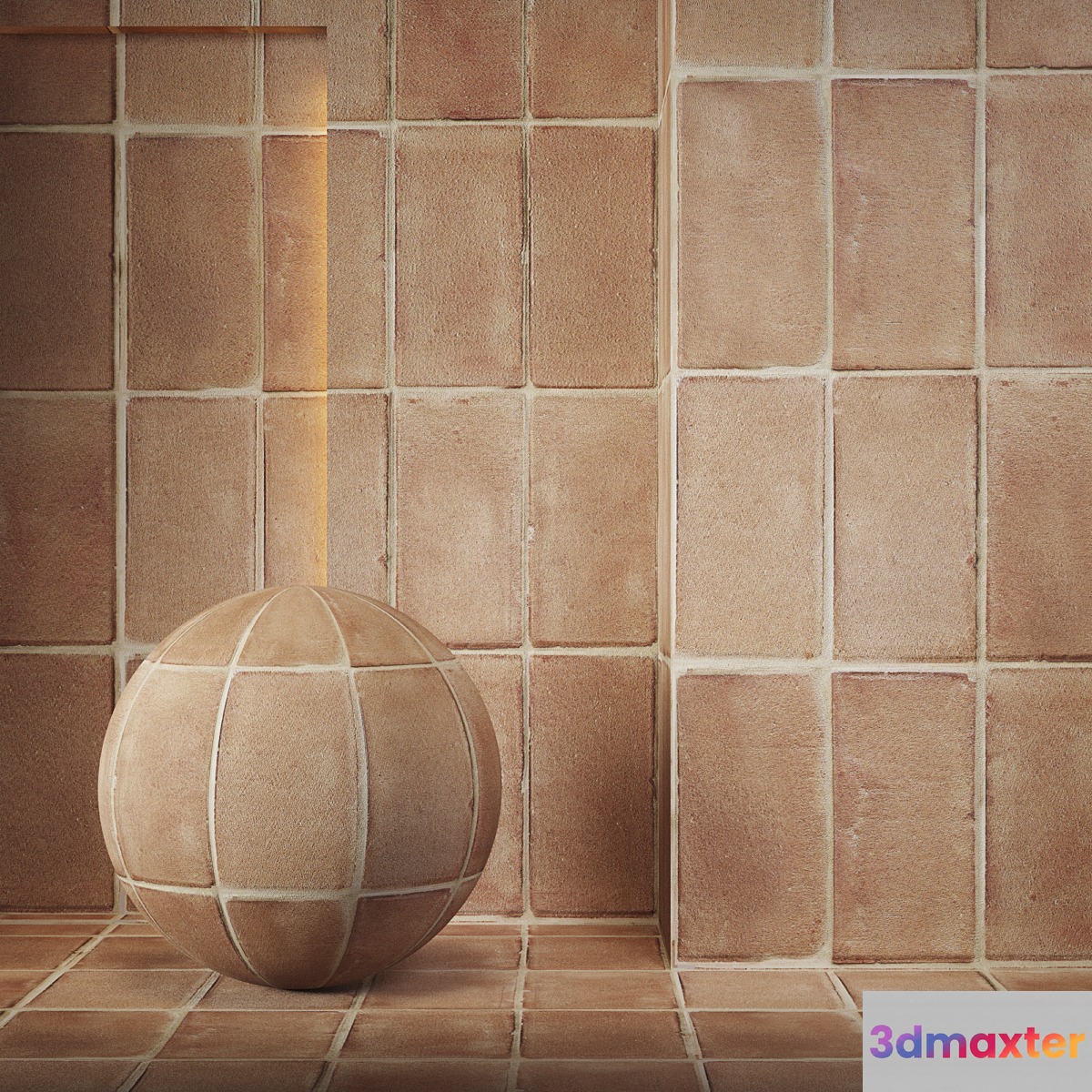 Terracotta tile 3D Max