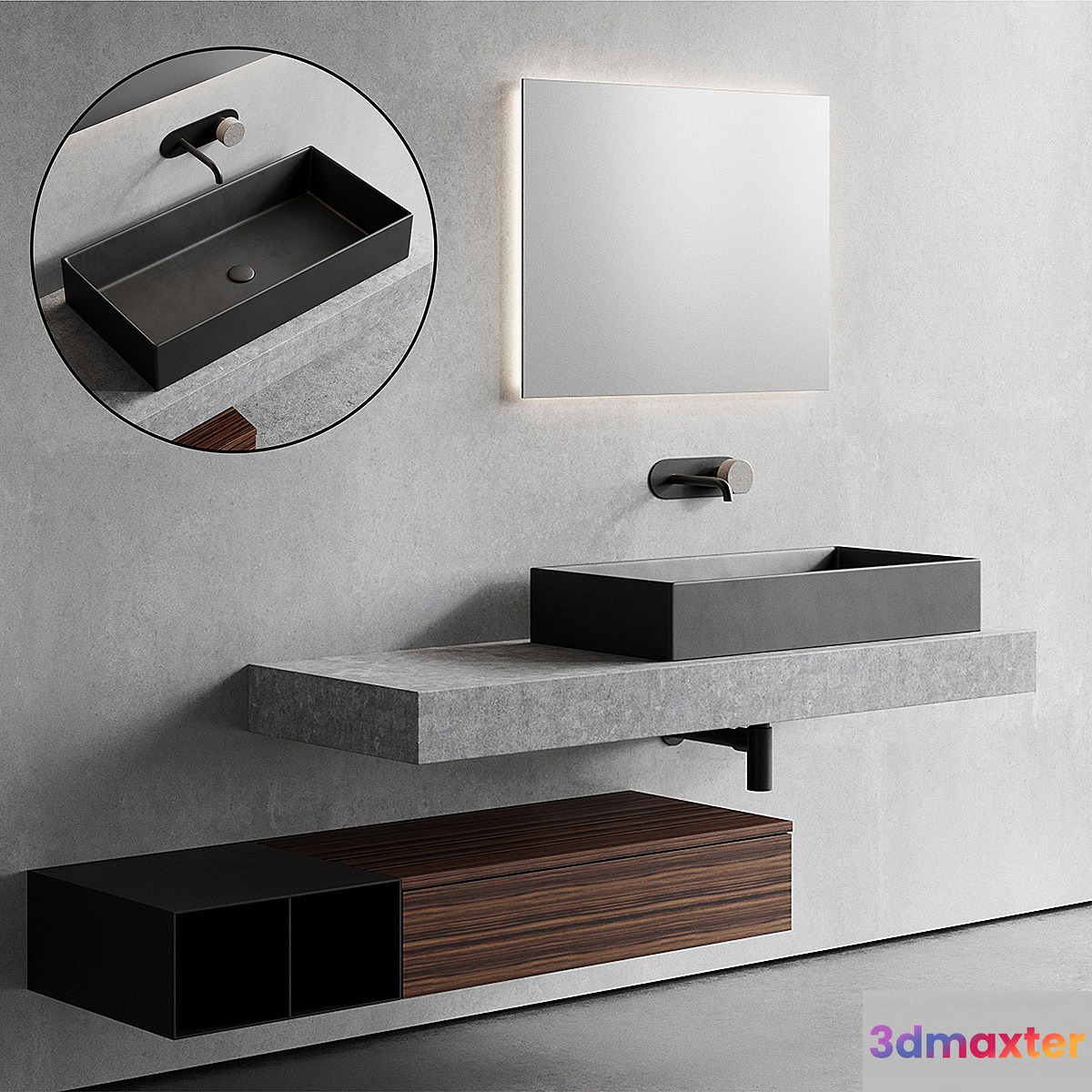 Scarabeo Ceramiche Topline Vanity Unit Set 1 - No.4