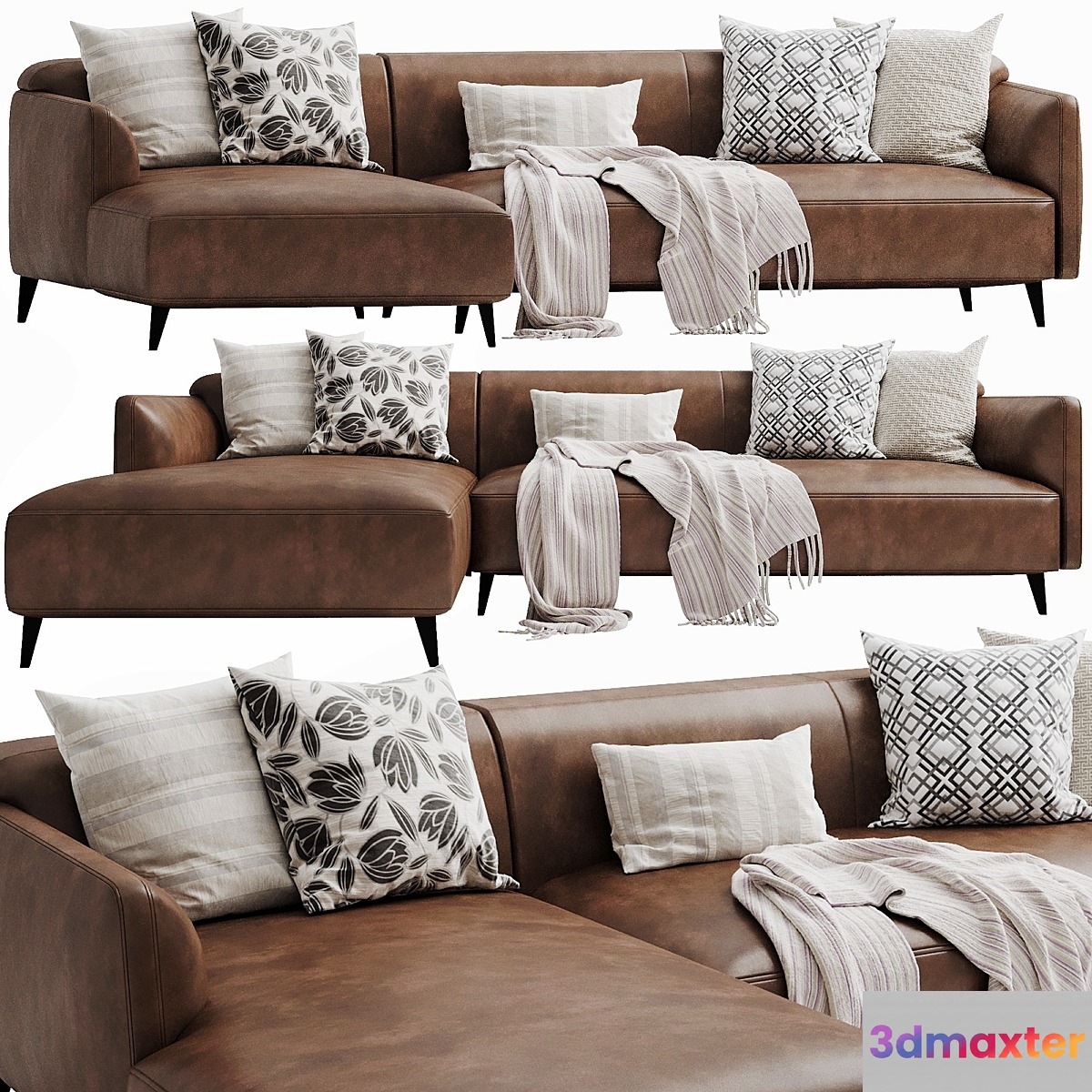 Boconcept modena chaise lounge 3D Max