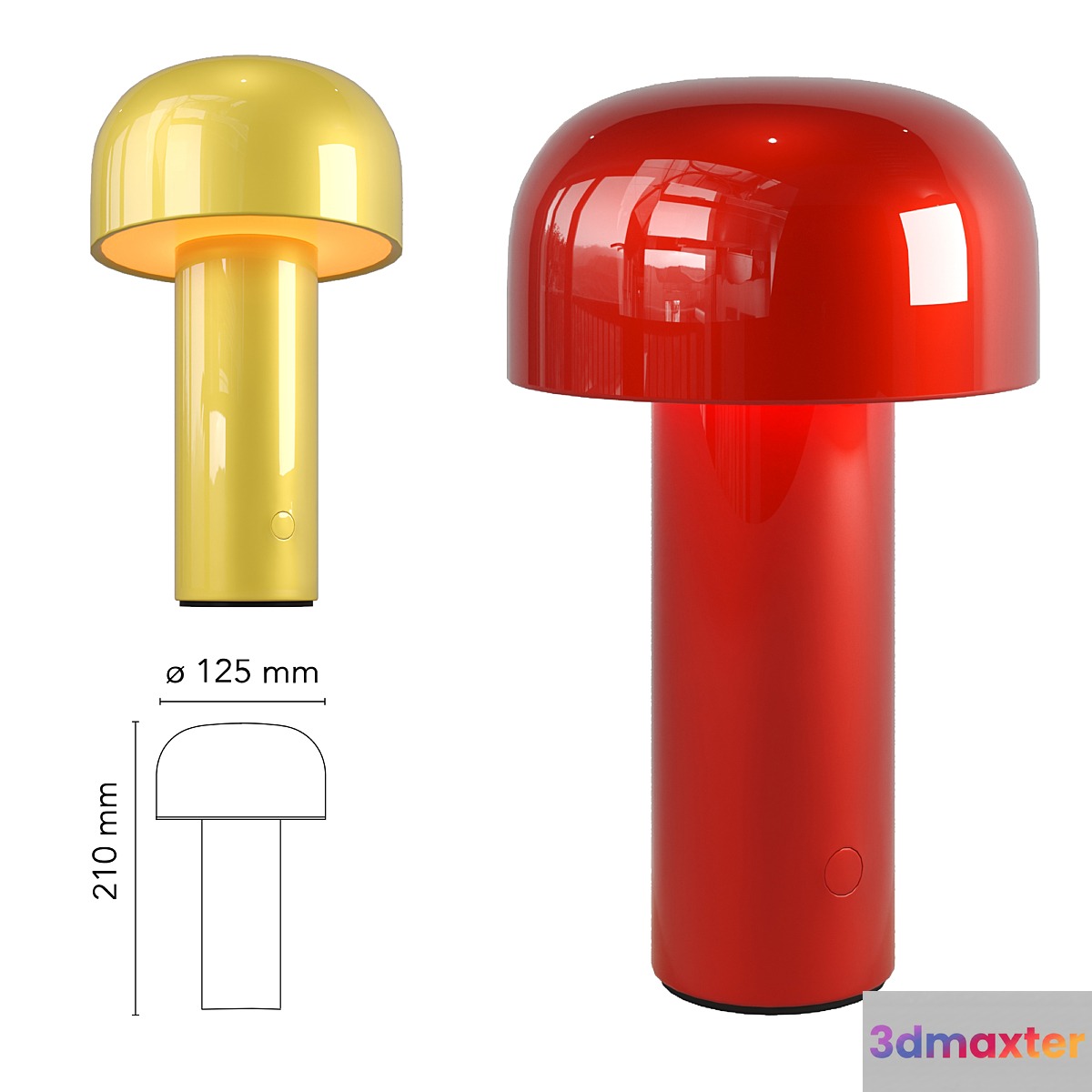 Bellhop Table Lamp 3D Max