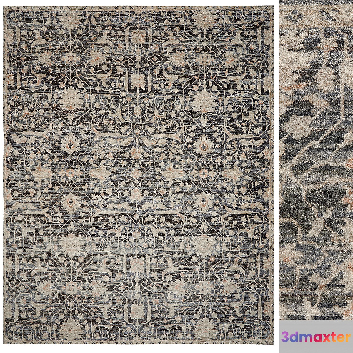 Orleans Hand-Knotted Rug 3D Max