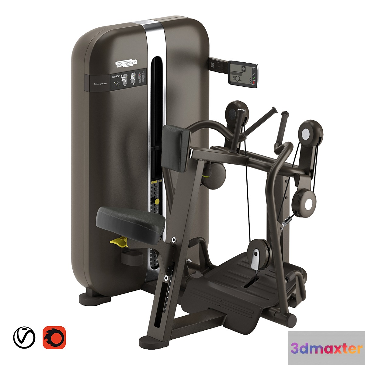 Technogym Artis Low Row 3D Max