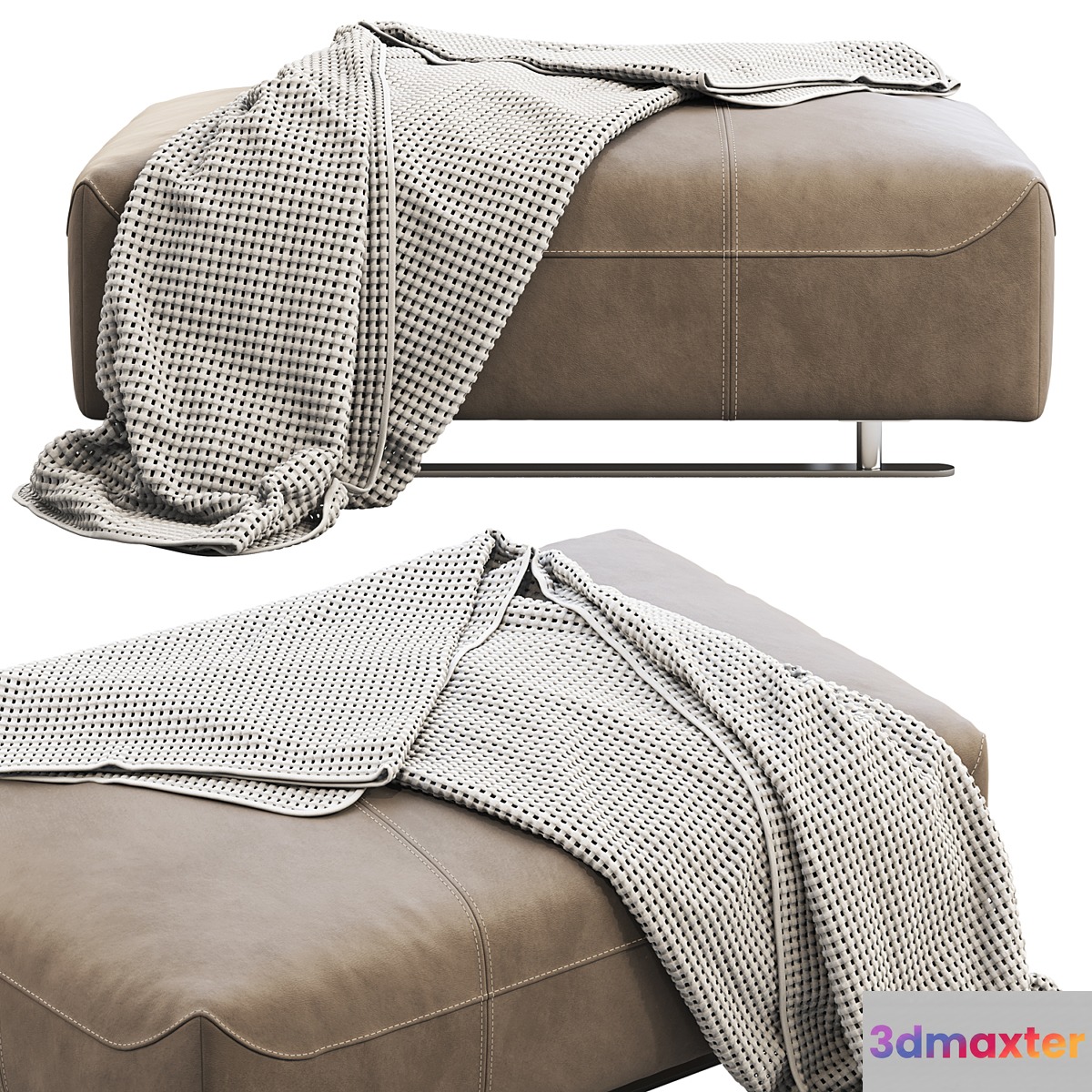 BoConcept Hampton footstool 3D Max