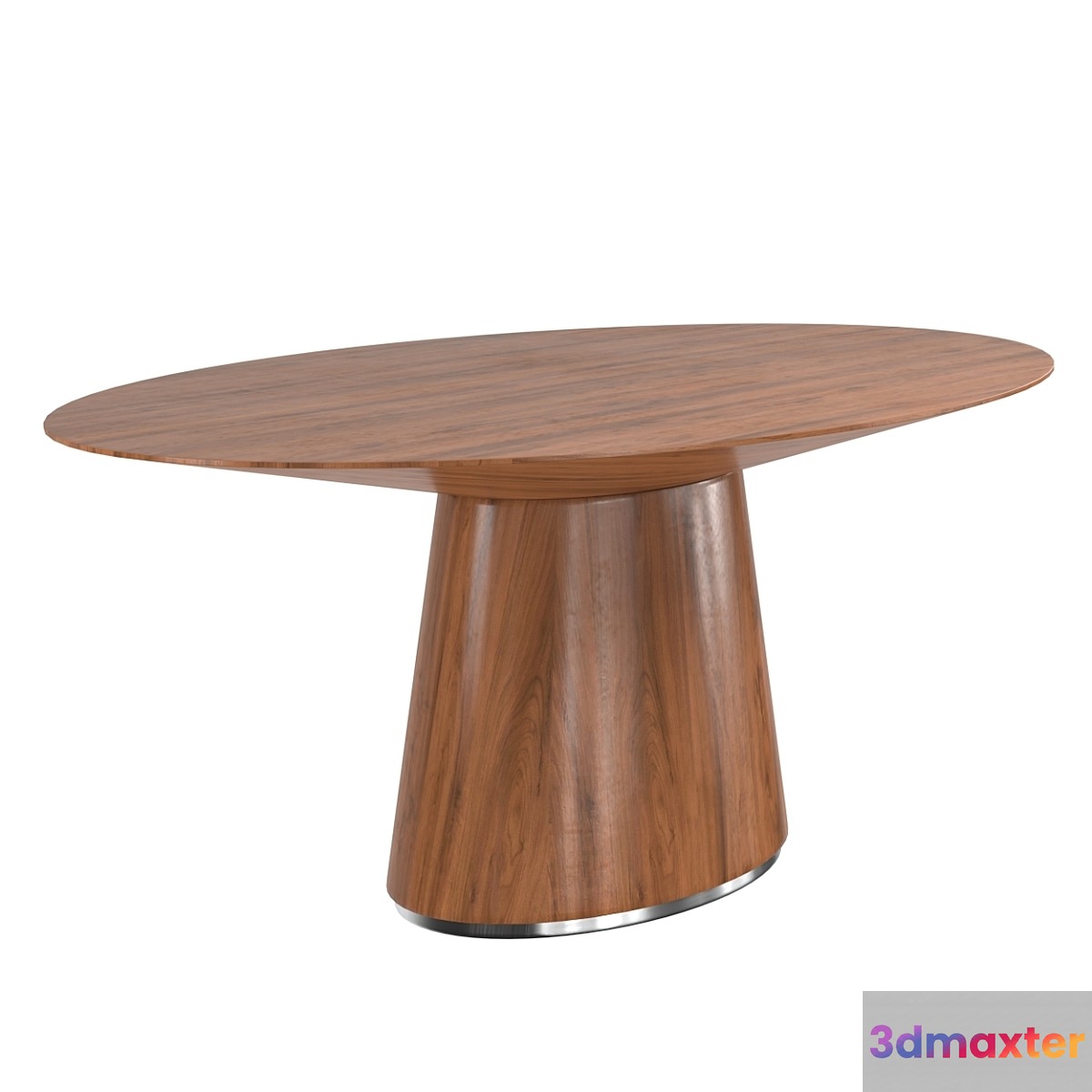 Otago Oval Dining Table 3D Max