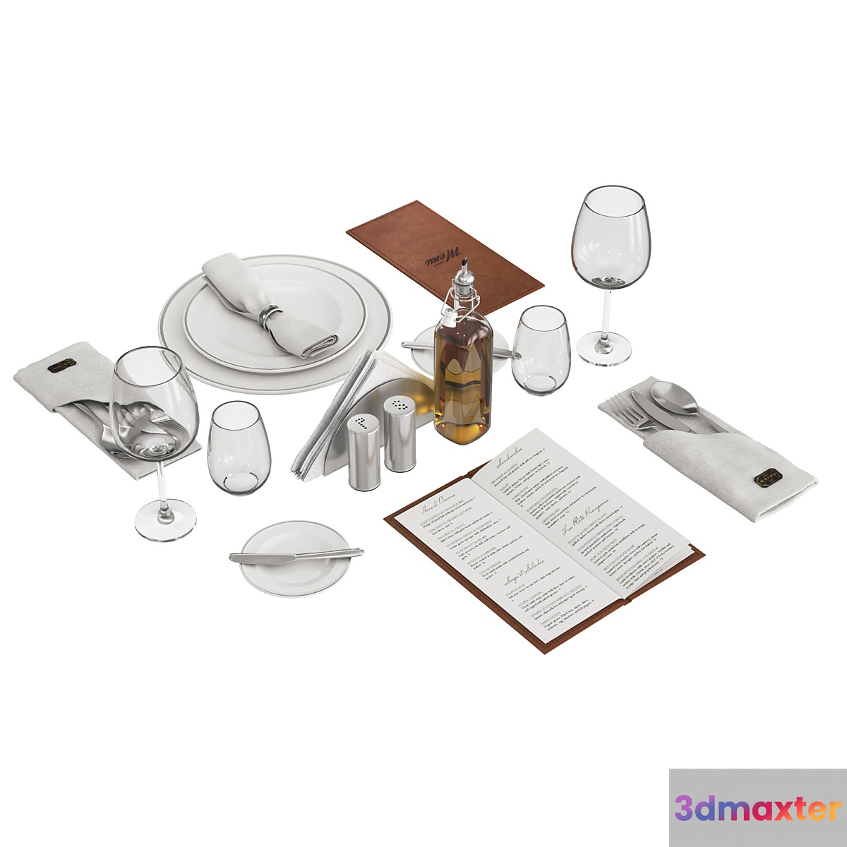 Restaurant table decorative set