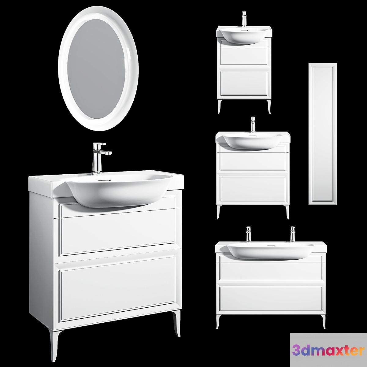 Laufen the New Classic Washbasins - No.2 3D Max
