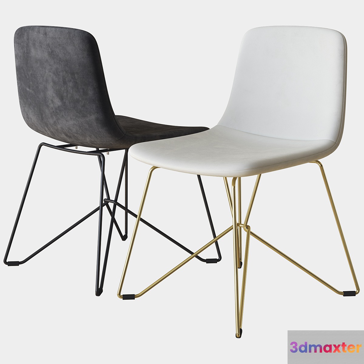 vela upholstered chair calligaris 3D Max