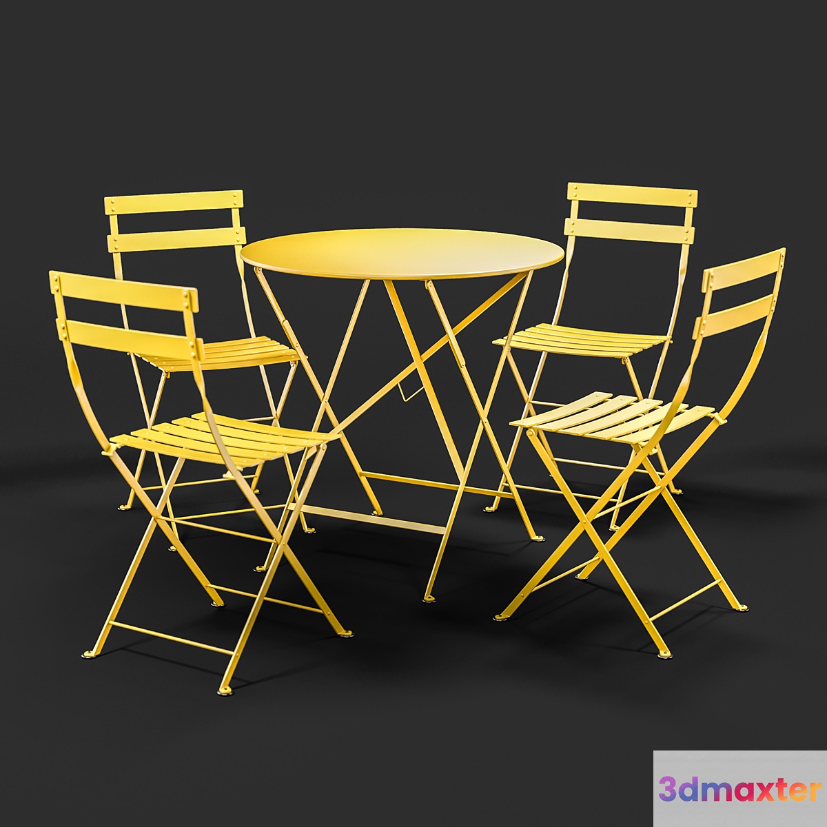 Fermob bistro 3D Max