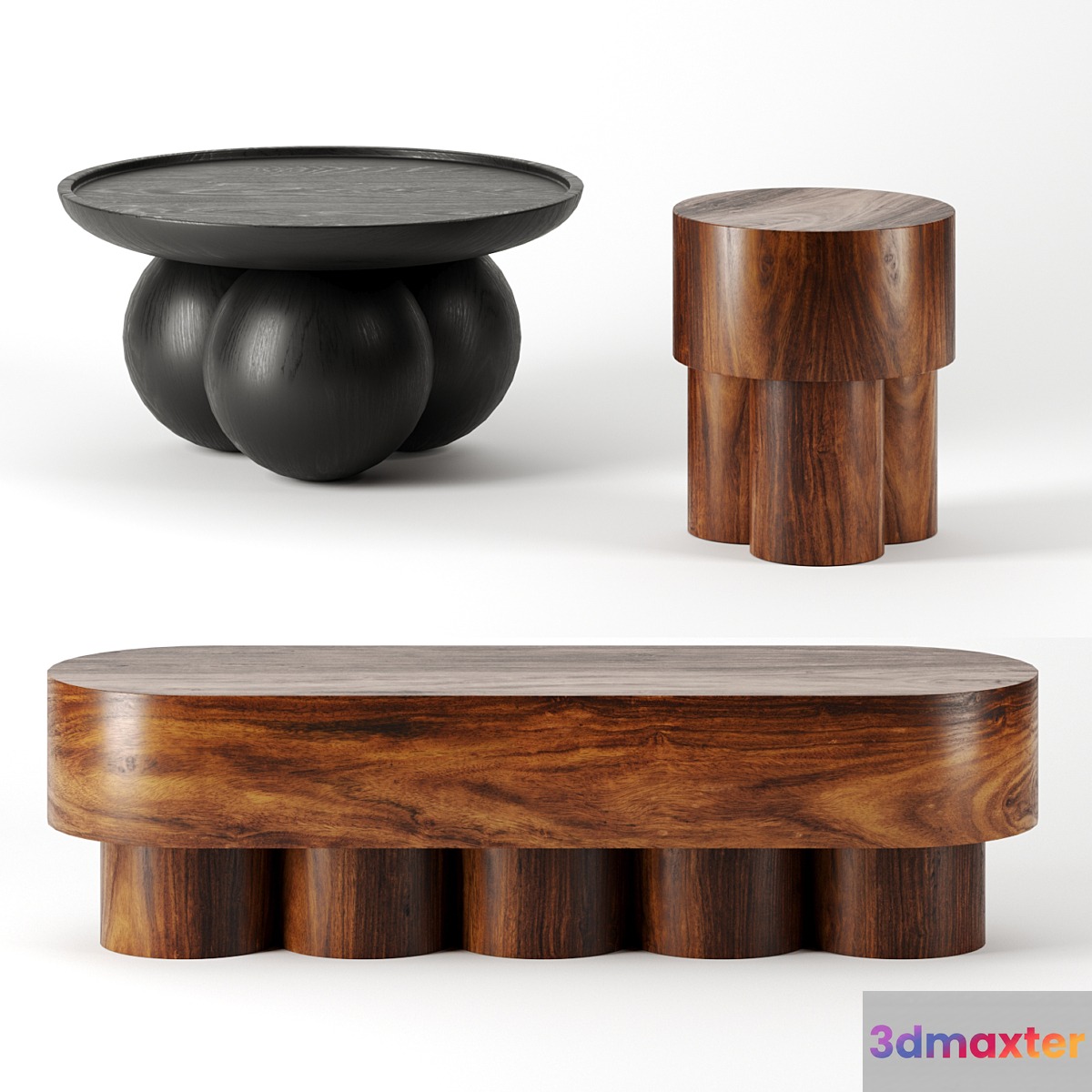 Coffee tables set by pfeifer studio
