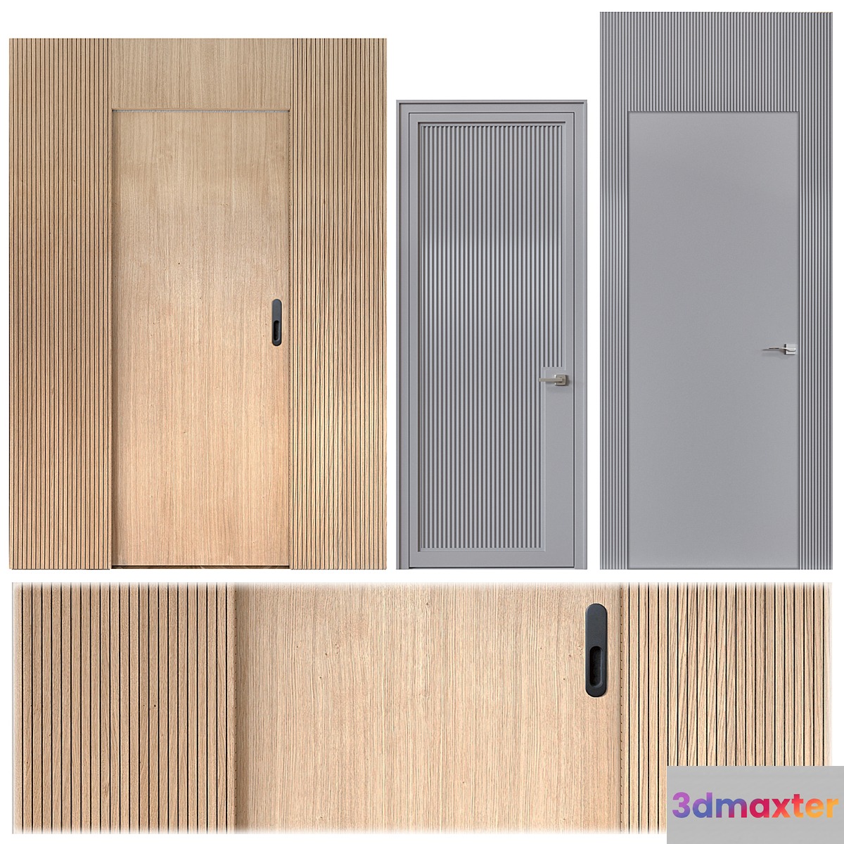 Corrugated door - No.4