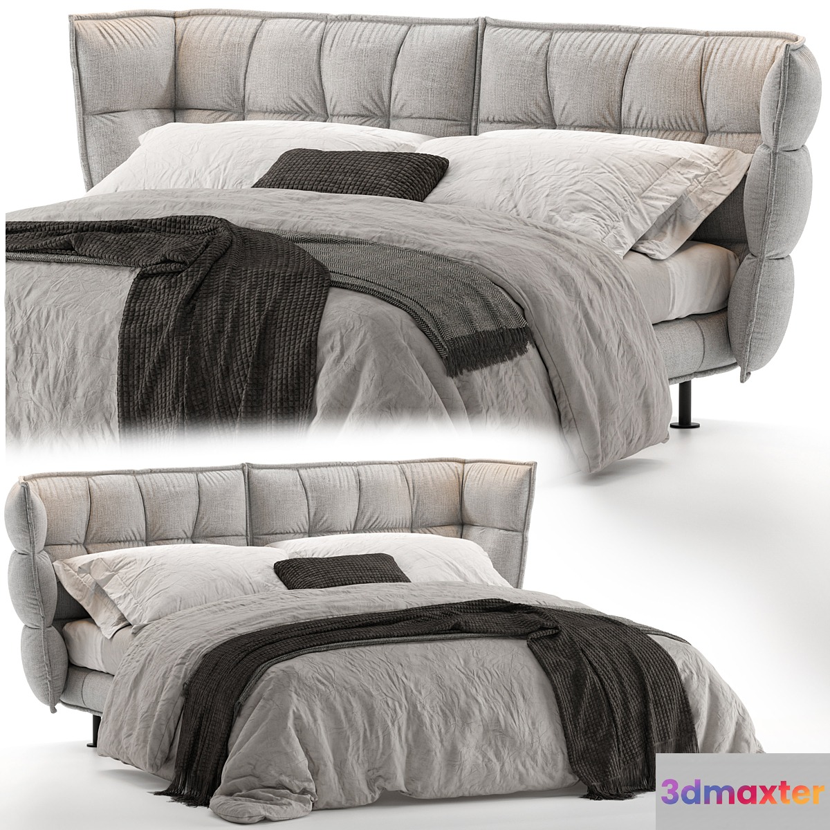 Bed B&B Italia Husk 3D Max