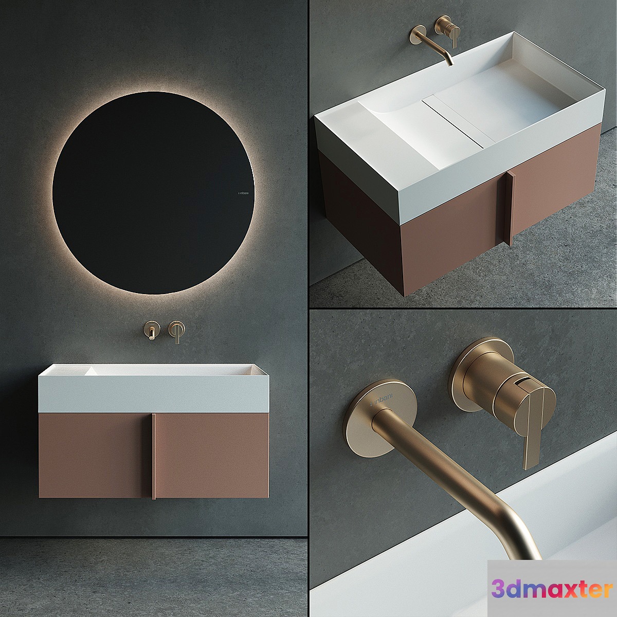 Inbani Paral Vanity Unit Set 2 - No.3