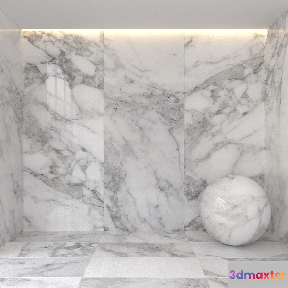 Breccia Vagli marble 3D Max