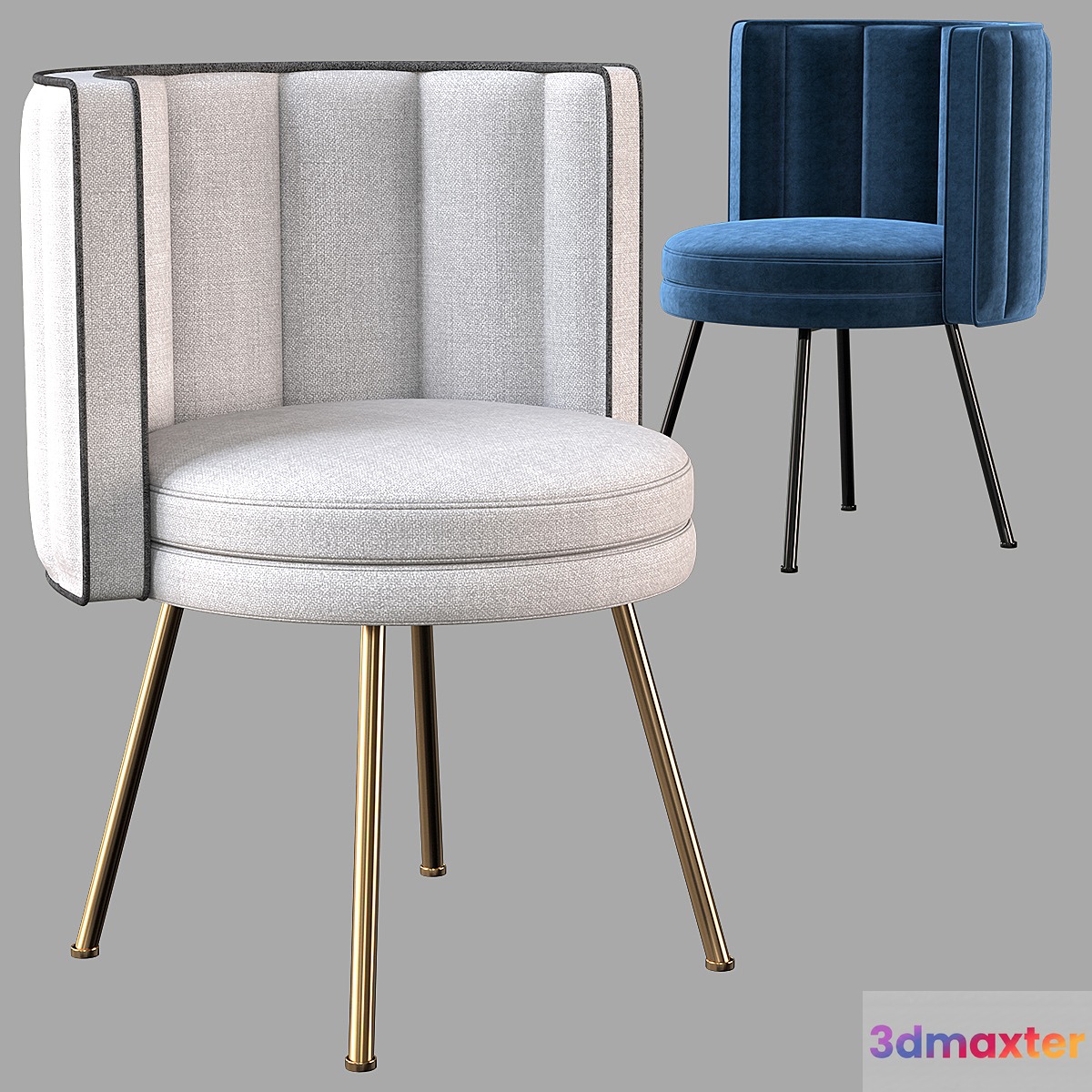 Torii dining chairs minotti - No.2 3D Max