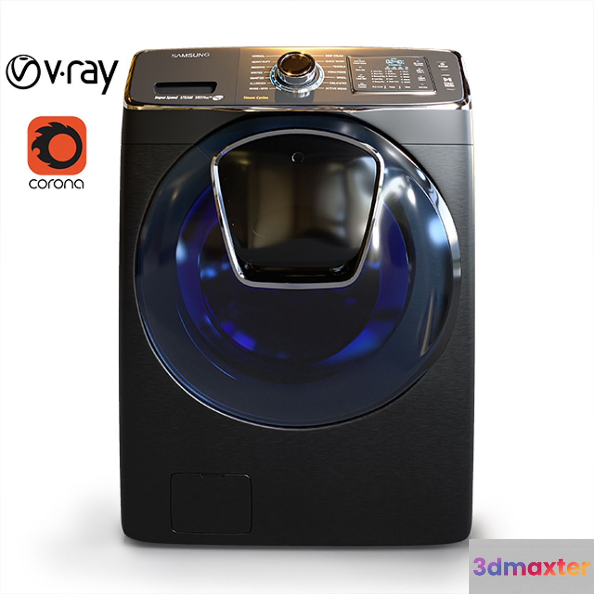 Samsung-Washer-Machine 3D Max