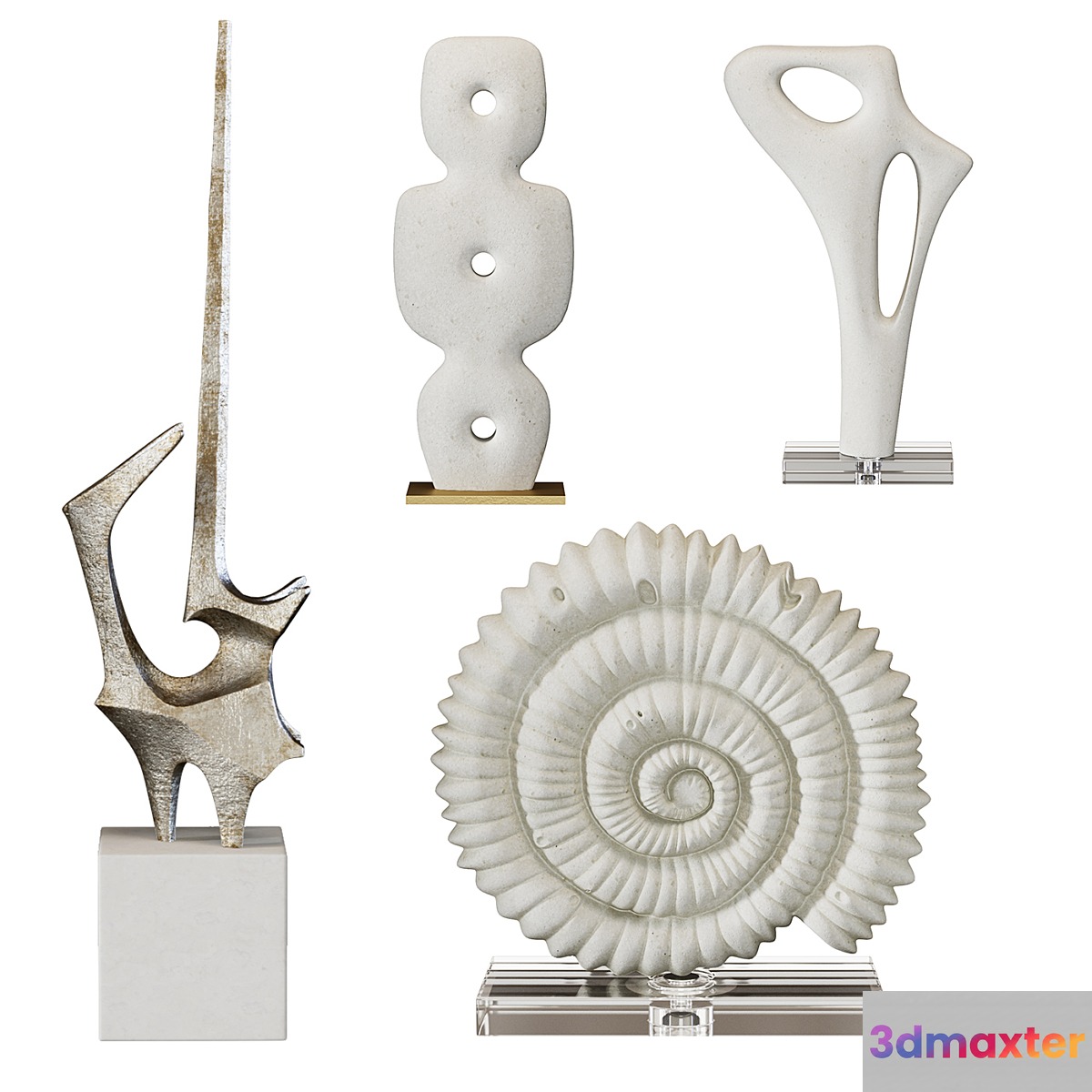 Arteriors Sculptures Set 4