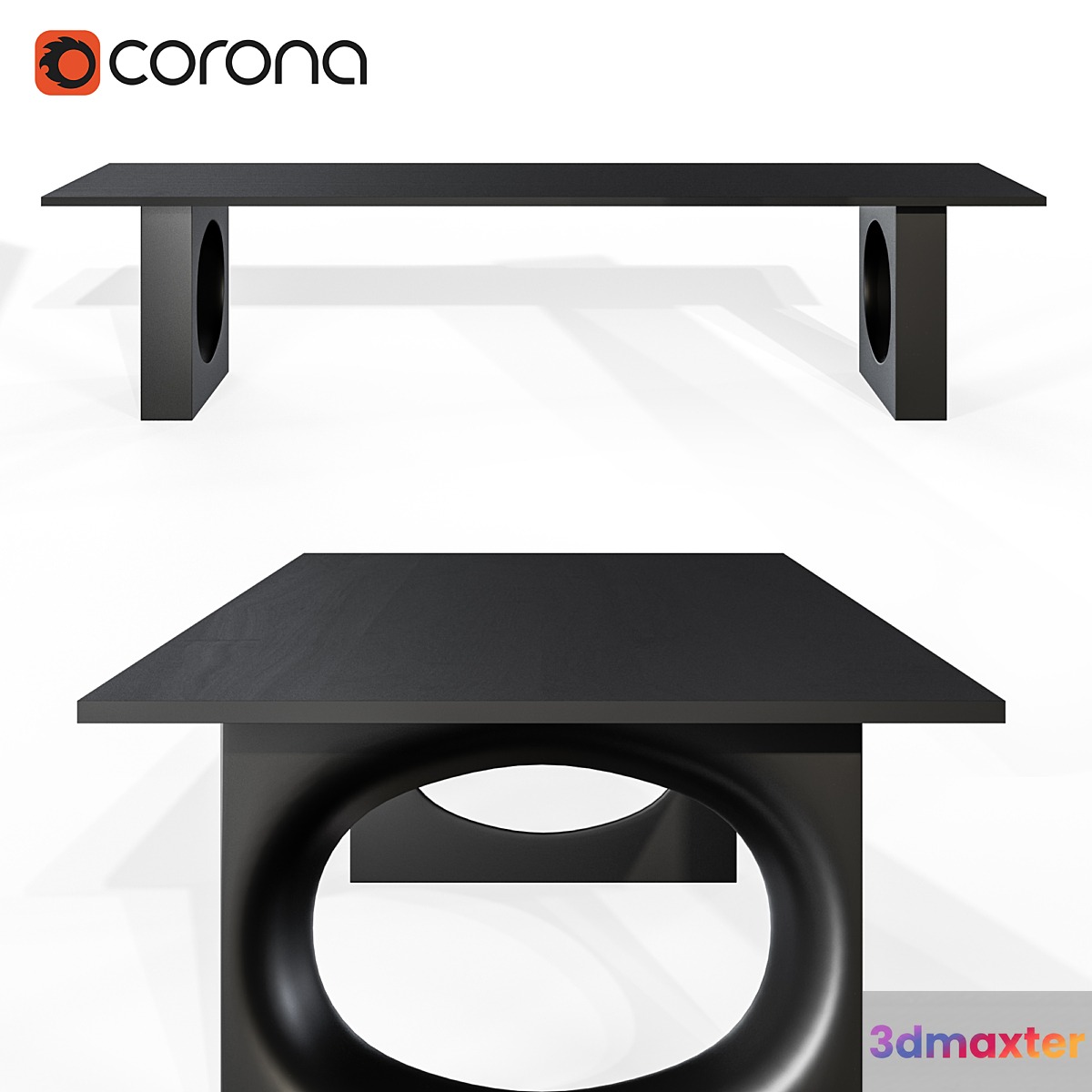 Kristalia HOLO MEETING | Table - No.2 3D Max