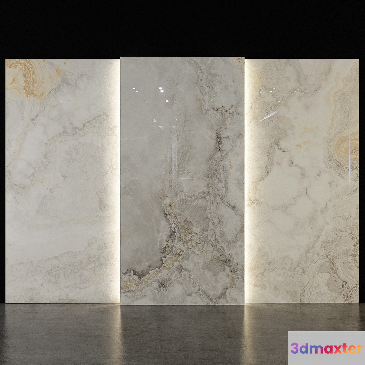 Stone Marble set 98 3D Max