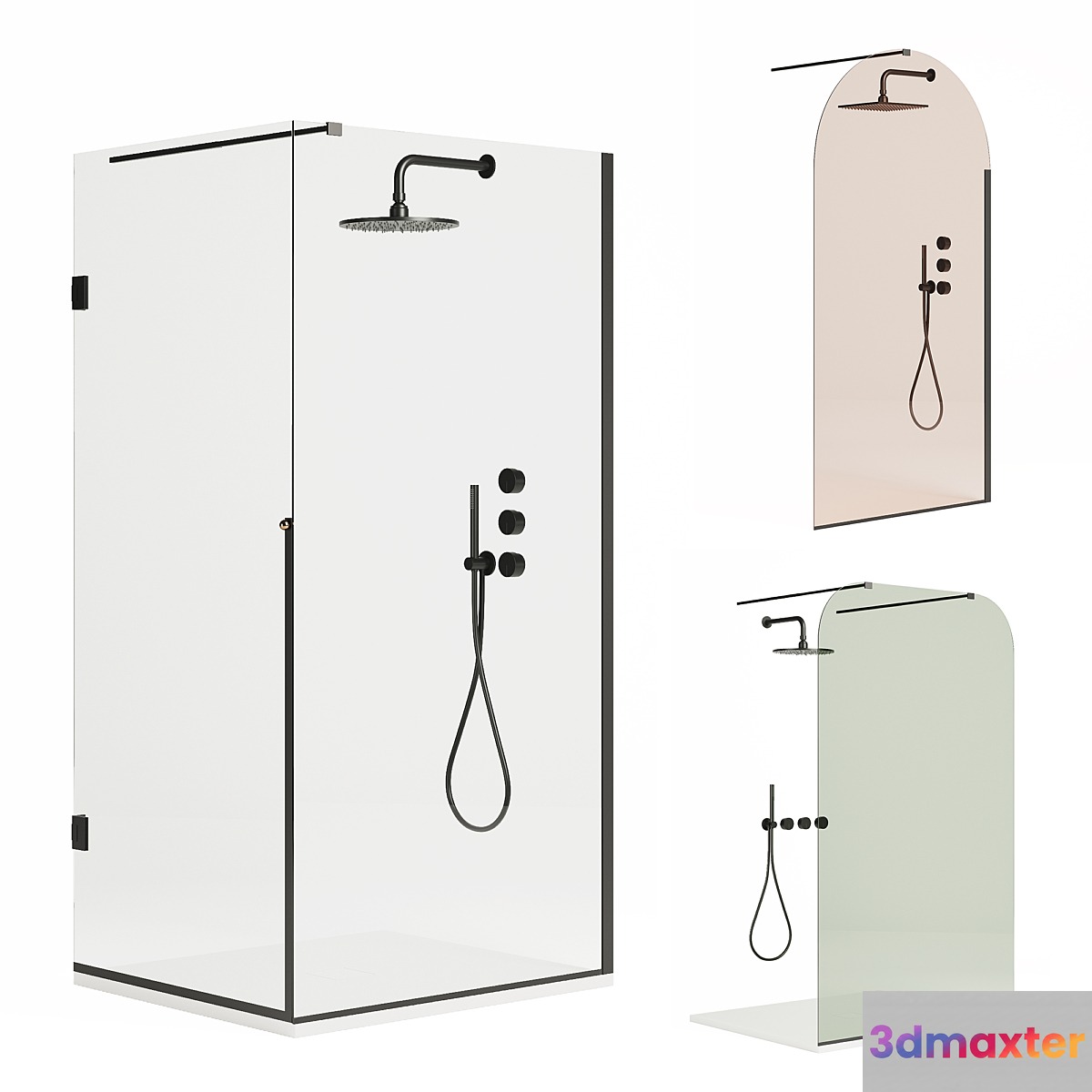 Ex.t nouveau showers + Falper Acquifero 3D Max