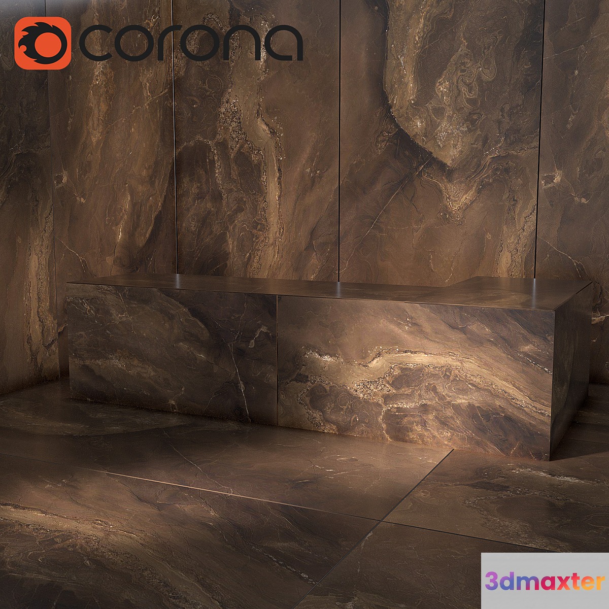 Frapuccino porcelain stoneware 3D Max