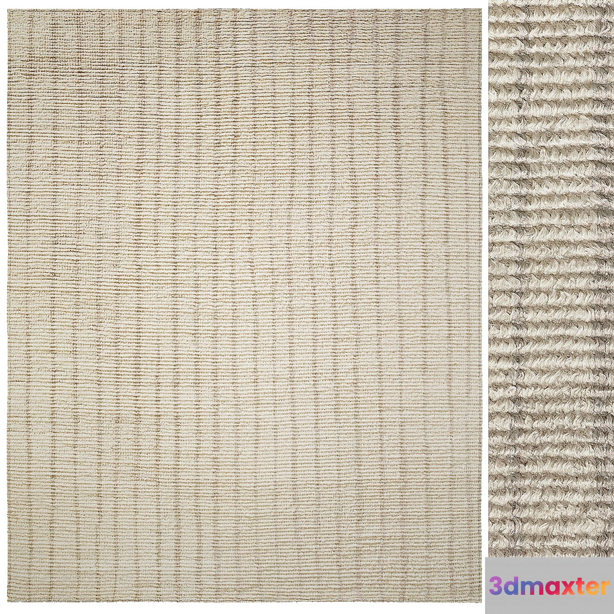 VIA HANDWOVEN WOOL RUG - No.3