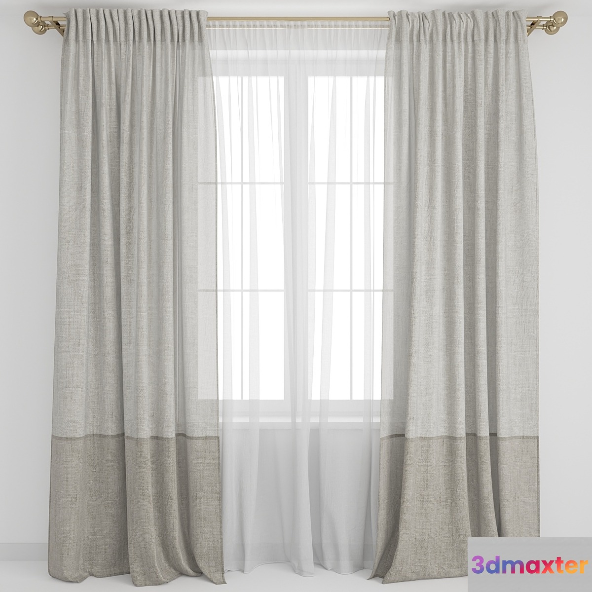 Curtains 4 3D Max