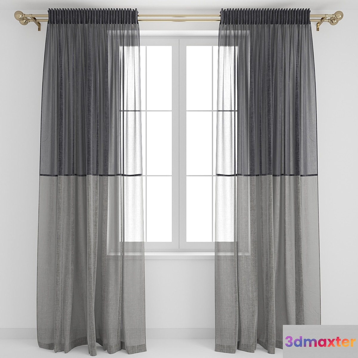 Curtains 6 3D Max
