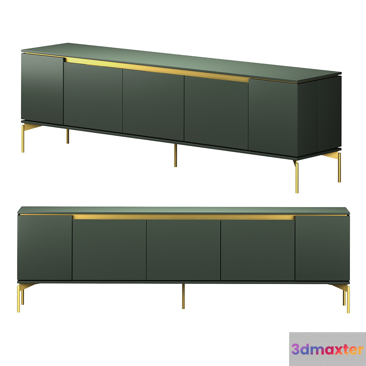 Hug Modern sideboard 3D Max