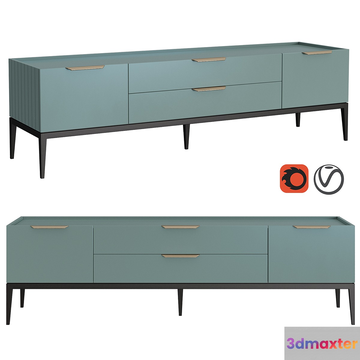 Dantone Home Cabinet Metropolitan 3D Max