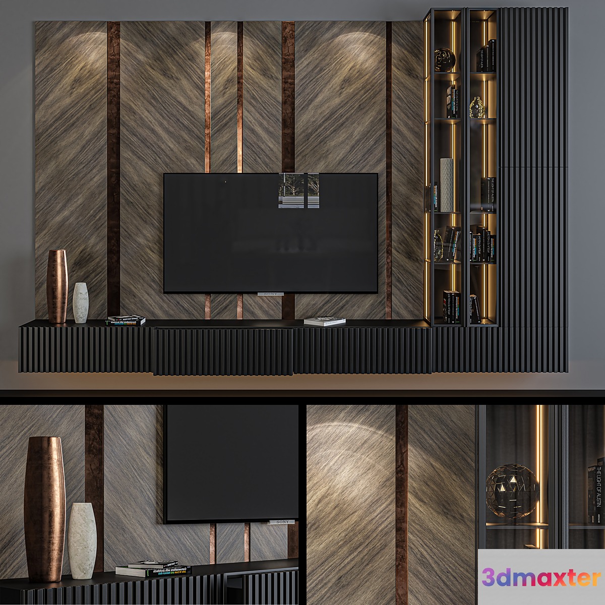 Tv Set 17 3D Max