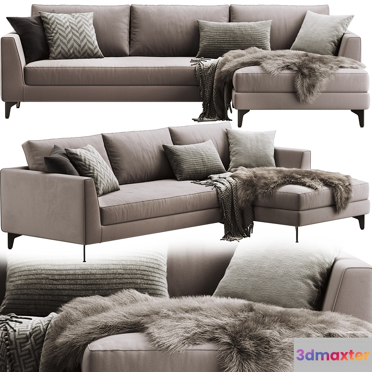 Meridiani Louis Up Sofa - No.8