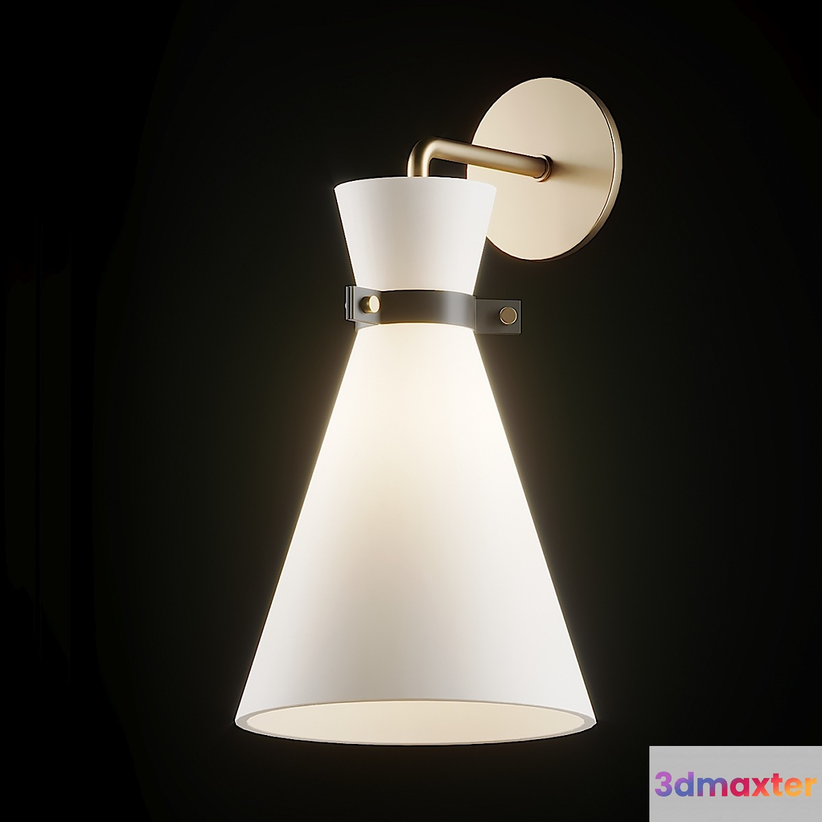 Julia 1-Light Aged Brass by Mitzi 3D Max