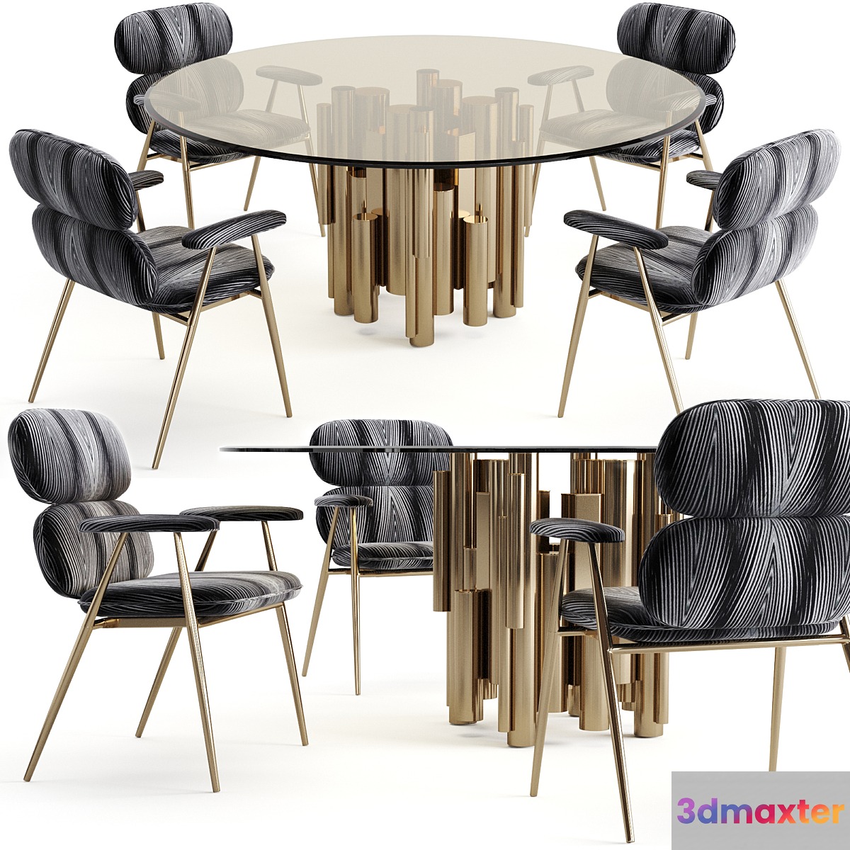 Roberto Cavalli Dining Set 1