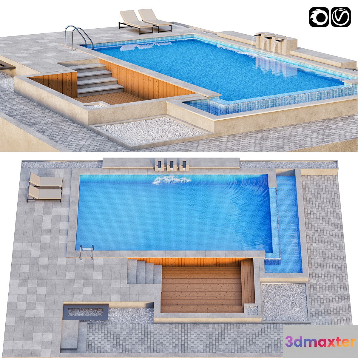 Pool 03 3D Max