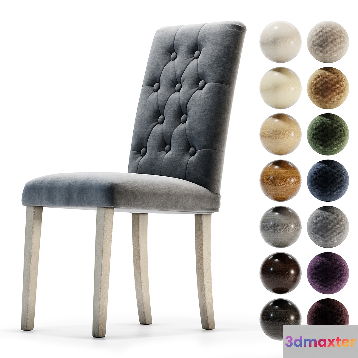 Chair Alban 3D Max