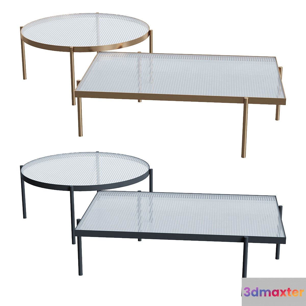 Tab coffee table 3D Max