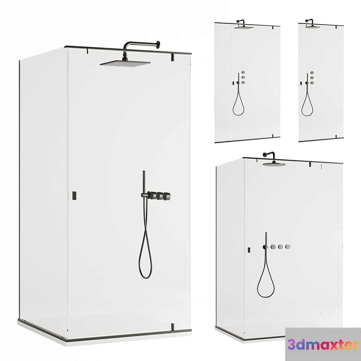 Agape Plan-A showers + Falper Acquiferolt