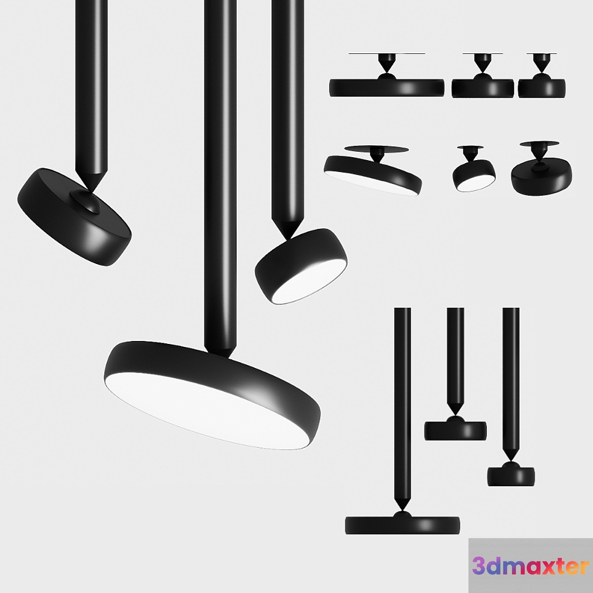 CHORS Myco ON Myco IN Ceiling Pendant 3D Max