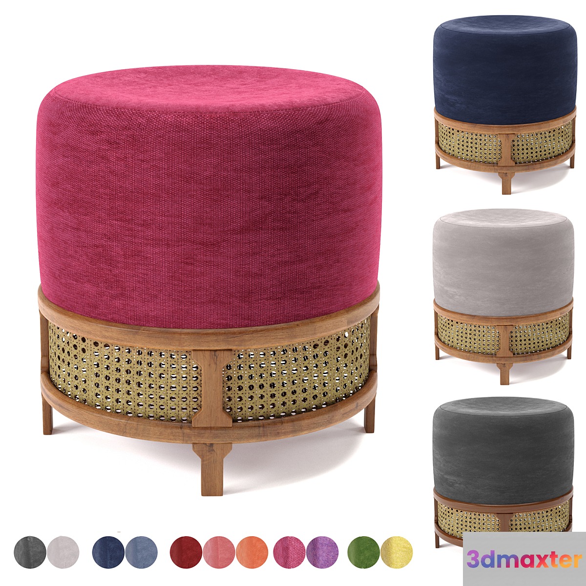 poufs Vol5- Pouf Wood Tailors Club