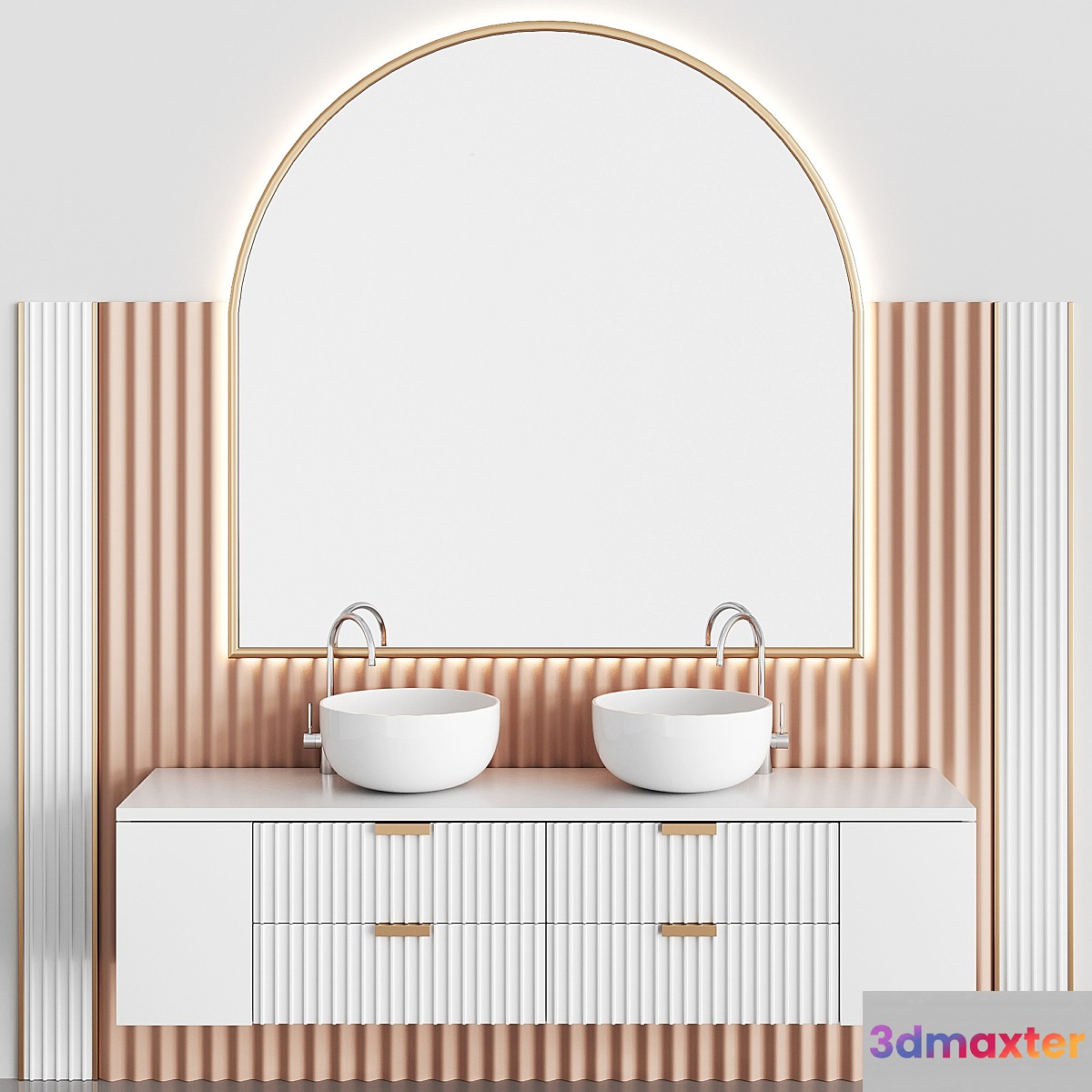 Bathroom Set BS05 3D Max